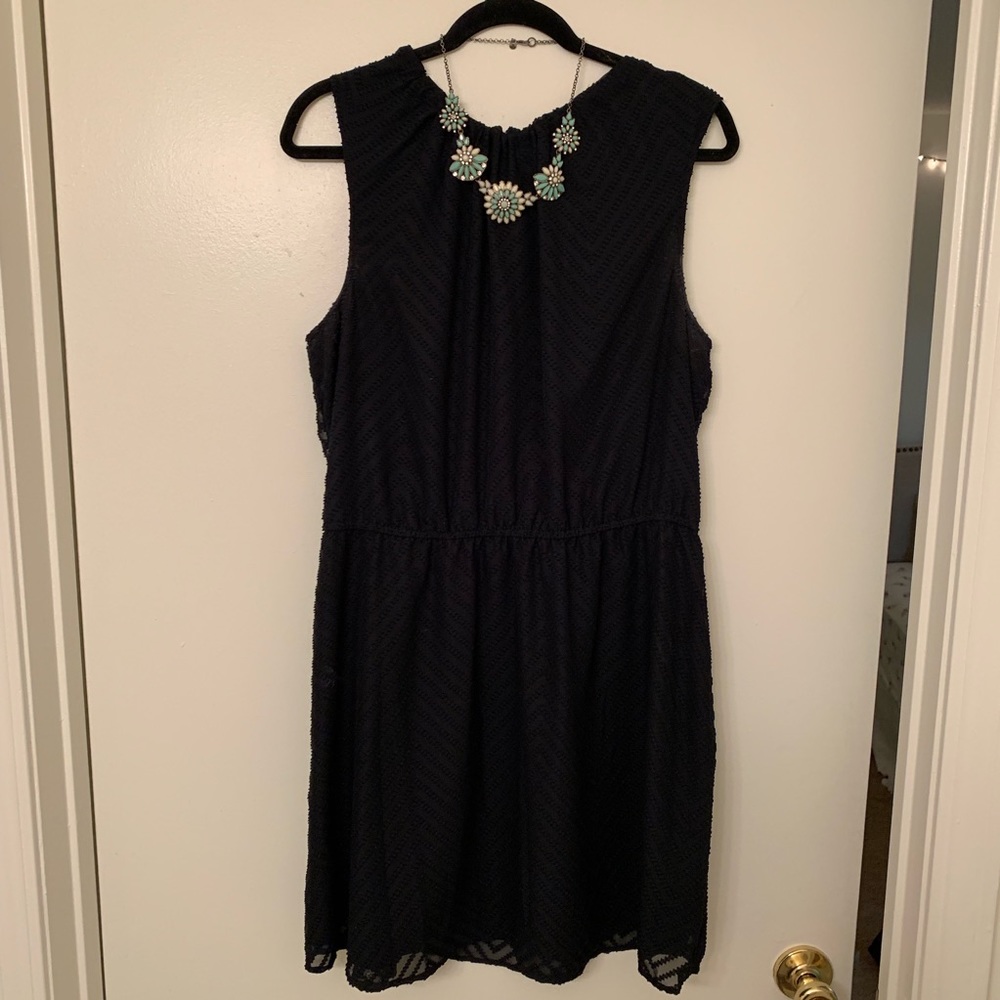 Black flowy dress